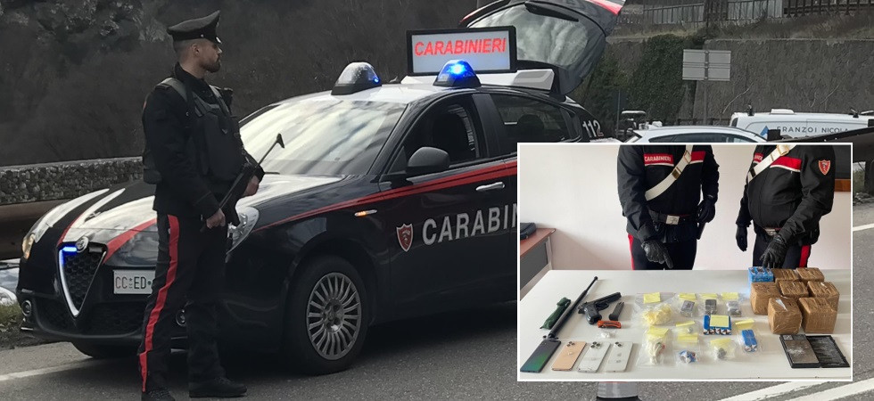 Sequestrati 9 chili di droga pronti per essere spacciati in Val di Non