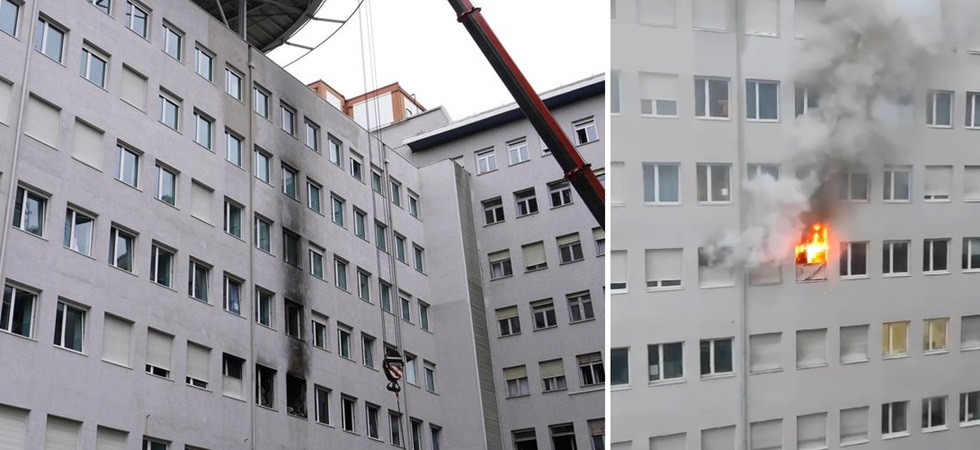 Incendio all'ospedale Trento, sospese alcune attività