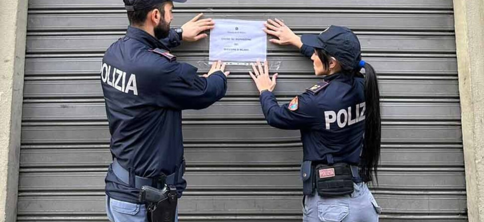 Ritrovo abituale di persone con precedenti penali e reati di vario genere'' e in un'area sopraelevata una situazione di