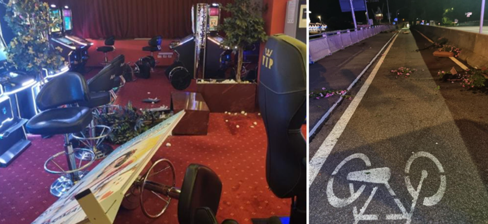 Ubriaco distrugge la sala slot (causando danni fino a 50mila euro) poi aggredisce e minaccia i poliziotti intervenuti