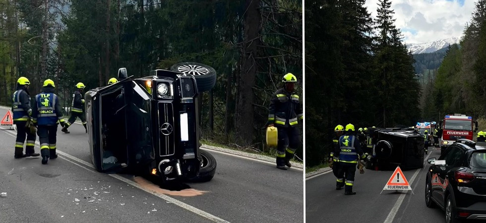Perde il controllo del mezzo e il fuoristrada si ribalta su un fianco, momenti di paura: l'intervento dei vigili del fuoco