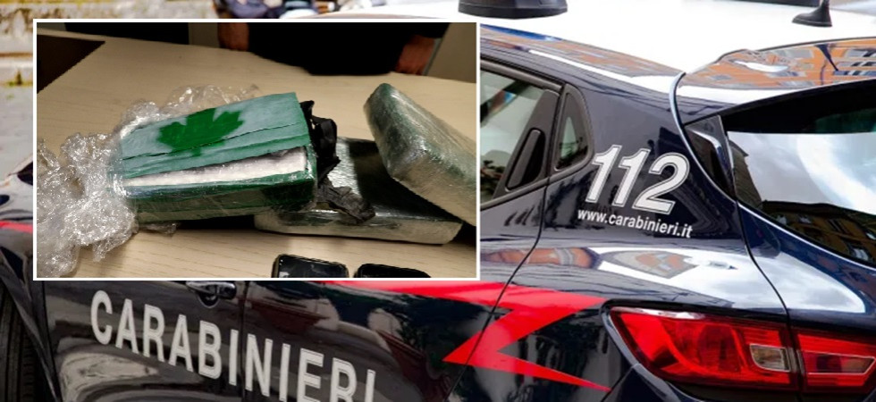 Nasconde 3 chili di cocaina in macchina, avrebbe fruttato 300 mila euro: 28enne fermato e arrestato dai carabinieri