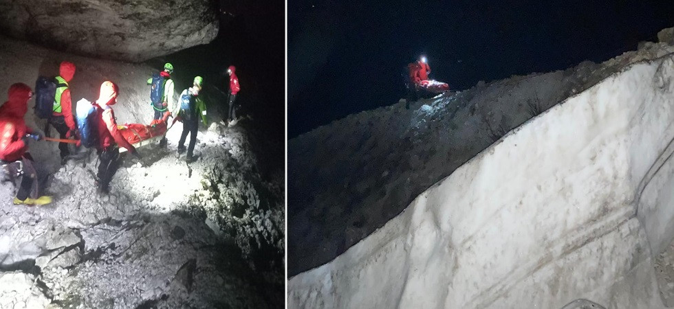 Scivola per 60 metri sulla neve rimanendo ferita, 34enne assieme al compagno bloccati al buio
