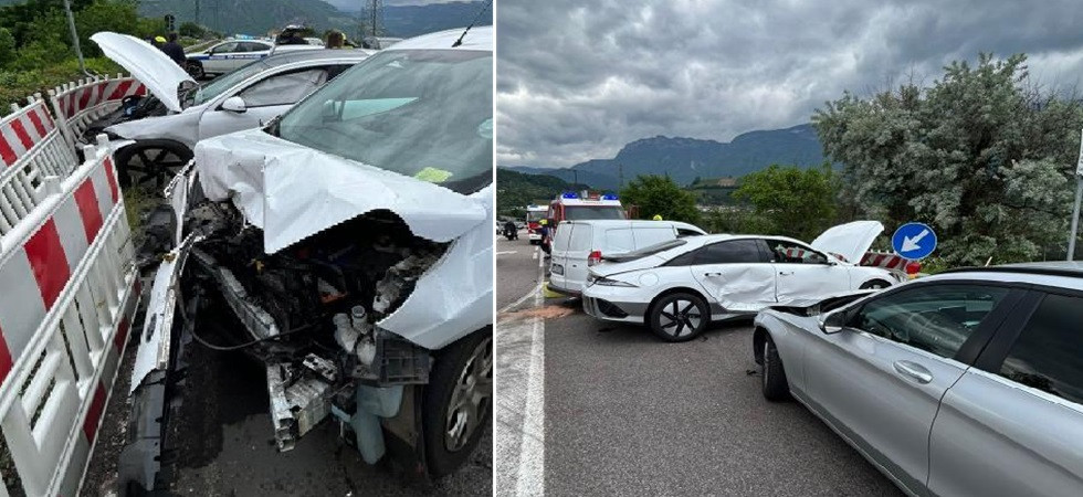 Violento schianto, tre mezzi coinvolti: sul posto i soccorsi, due persone ferite