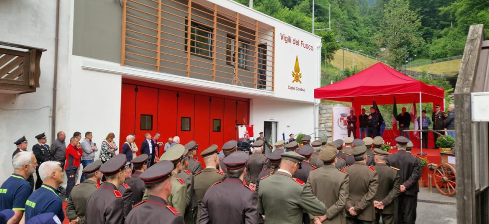Una nuova caserma per i vigili del fuoco di Castel Condino