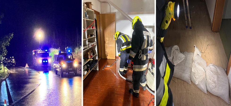 Maltempo, garage allagati e corsi d'acqua osservati speciali: raffica di interventi dei vigili del fuoco