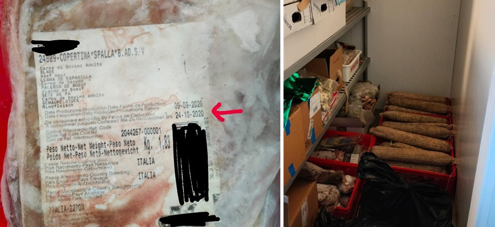 Carne scaduta da anni, salami e pancette senza tracciabilità