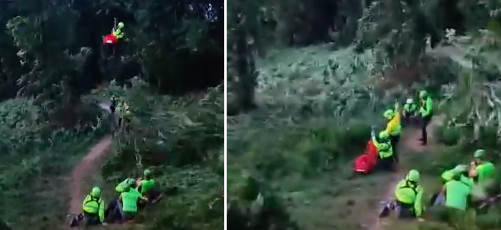 Perde il controllo della mountain bike, cade e non riesce più a rialzarsi: intervengono eliambulanza e Soccorso alpino