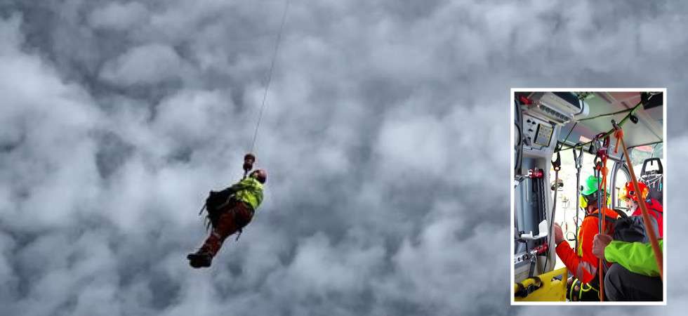 Foto d'archivio Raggiunge la vetta ma al rientro c'è nebbia e finisce su un sentiero che non sa percorrere