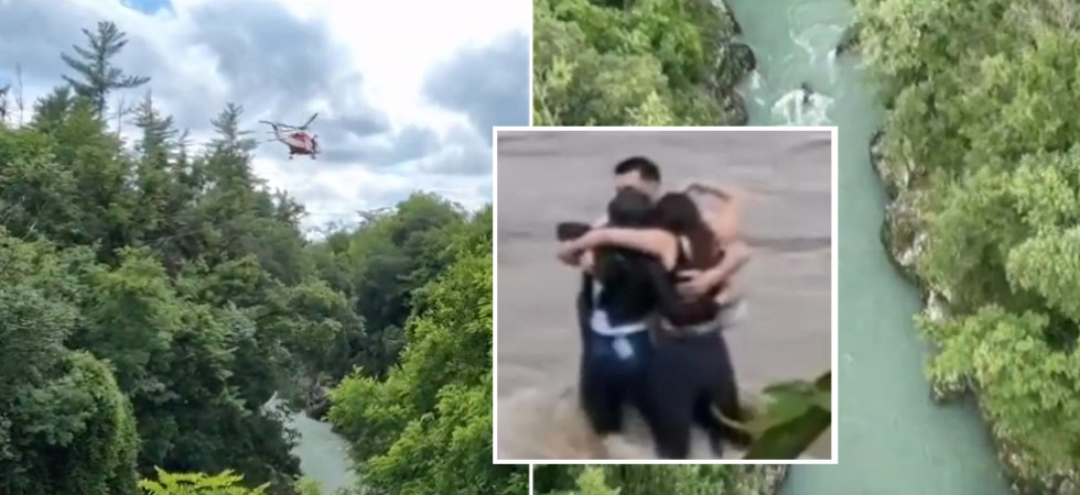 Travolti dalla piena del fiume, terzo giorno di ricerche per Patrizia, Bianca e Cristian: in azione gli elicotteri e i sub
