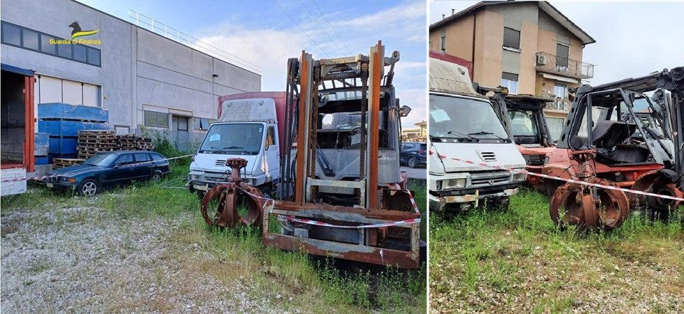 Tonnellate di rifiuti pericolosi, con il rischio di sversamento di sostanze nocive: sequestrata un'area deposito