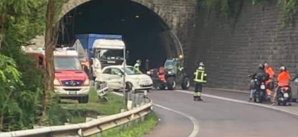 Incidente sulla Valsugana, traffico bloccato in entrambe le direzioni