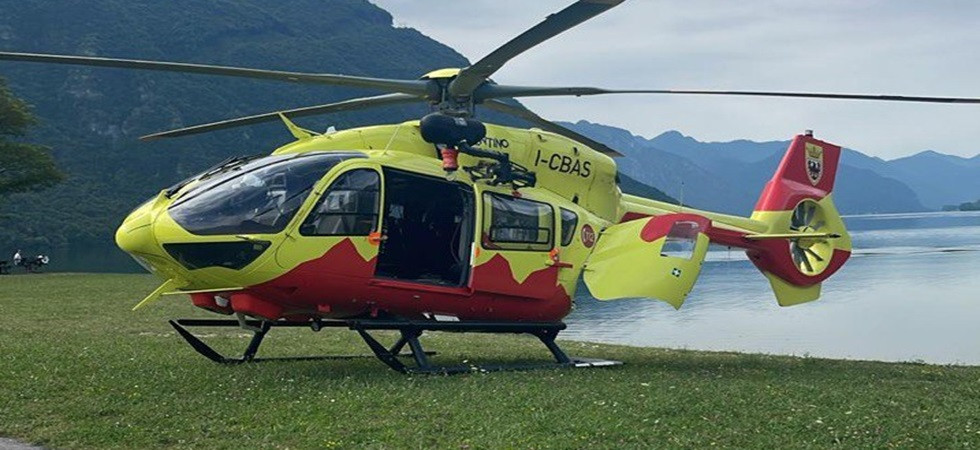 Malore nell'area atterraggio dei parapendii: 38enne elitrasportato in codice rosso all'ospedale di Trento