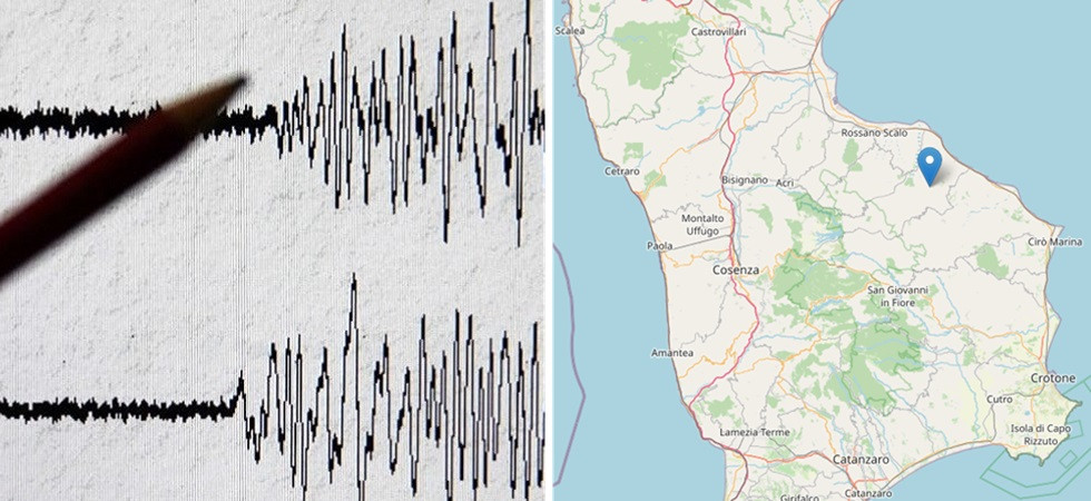 Terremoto in Calabria: la terra trema e la scossa, di grado 5, è stata avvertita a Cosenza e Catanzaro