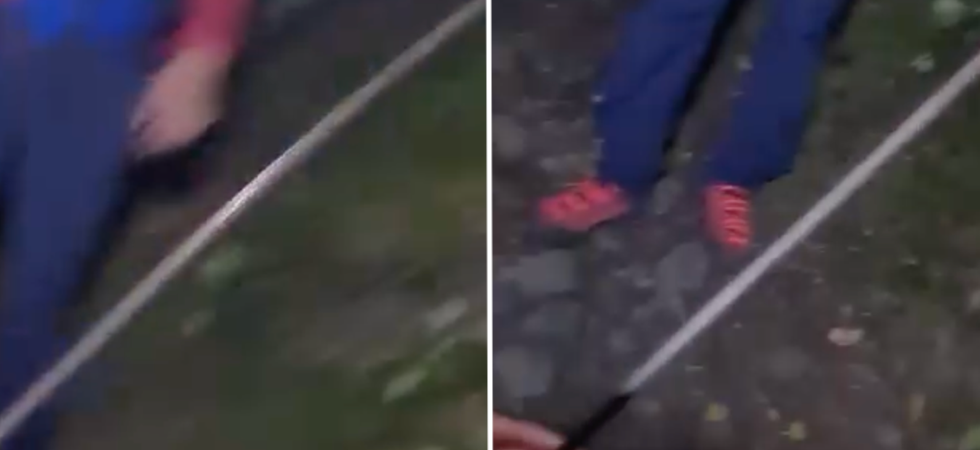 "Qualcuno sta cercando di dissuadere i ciclisti", escursionisti trovano un cavo di ferro legato in mezzo al sentiero