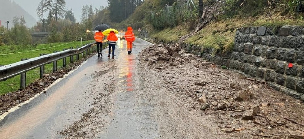 Rischio caduta massi sulla Ss508 aggravata anche dal bostrico