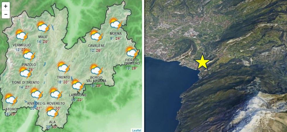 Meteo, dopo il caldo domenicale (da record) calo progressivo delle temperature e tempo variabile