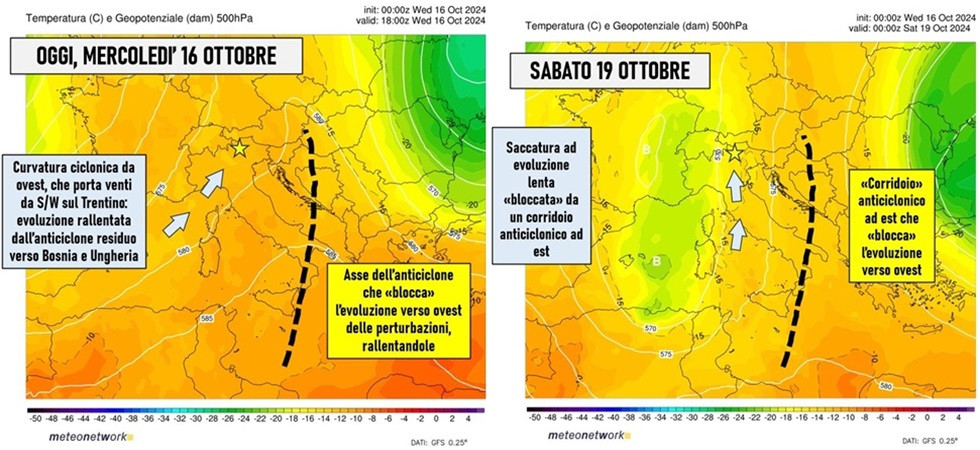 Meteo, nuove piogge in arrivo in Trentino: ecco quando sono previste le precipitazioni più abbondanti