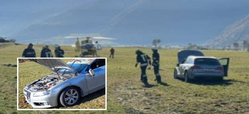 Perde il controllo dell'auto che finisce fuori strada, momenti di paura sulla statale
