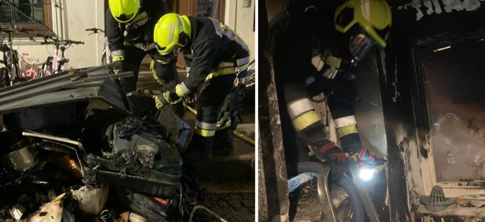 Fiamme e fumo in un edificio, una quarantina di persone evacuate