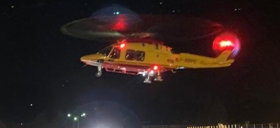 Un ciclista investito da un mezzo pesante, 18enne trasportato in elicottero d'urgenza all'ospedale