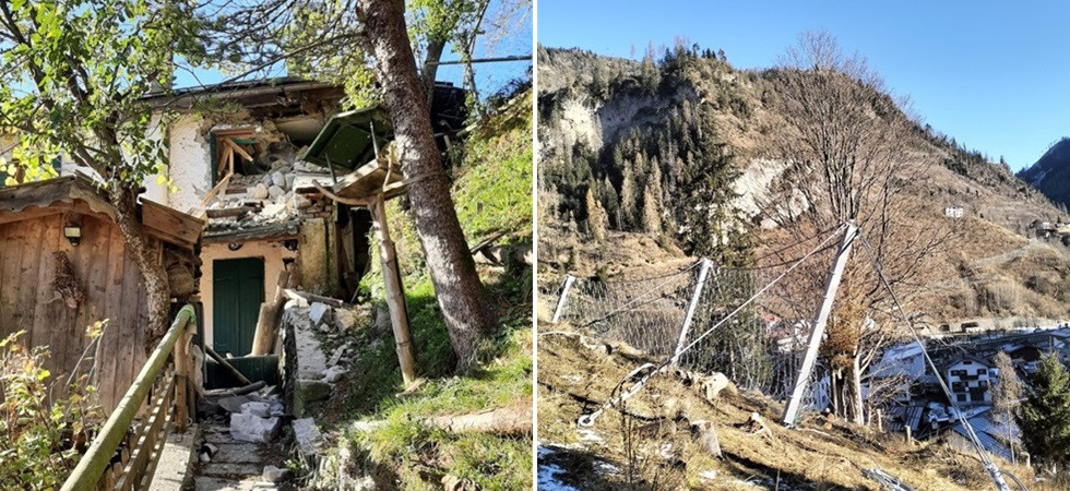 Masso precipita per 50 metri finendo contro un'abitazione: per la messa in sicurezza del versante lavori da 160mila euro