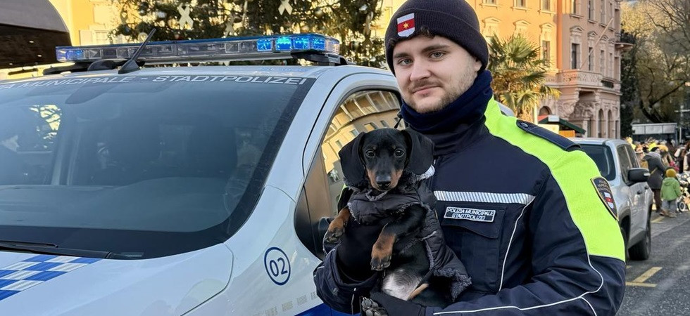 Sottratto da una vendita illegale, cucciolo portato in salvo (e adottato) da un agente di polizia