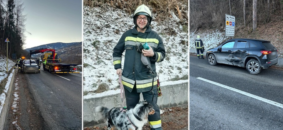 Incidente tra tre auto e un furgone, due persone portate in ospedale
