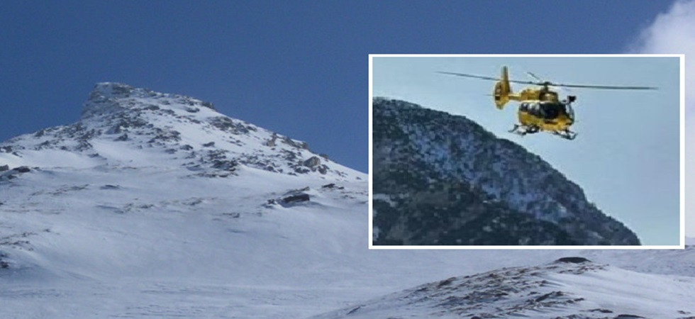 Parte con il compagno per un'escursione con gli sci ma cade e rimane bloccata