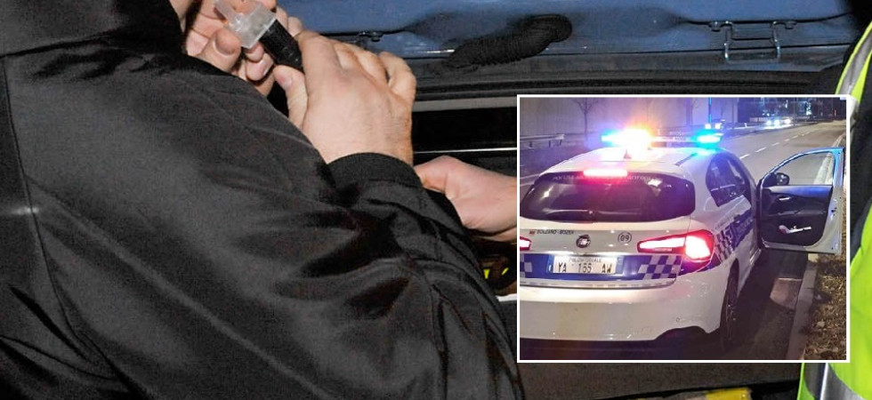 Tasso alcolico 5 volte superiore ai limiti e senza patente (perché già revocata), un uomo denunciato e mezzo sequestrato