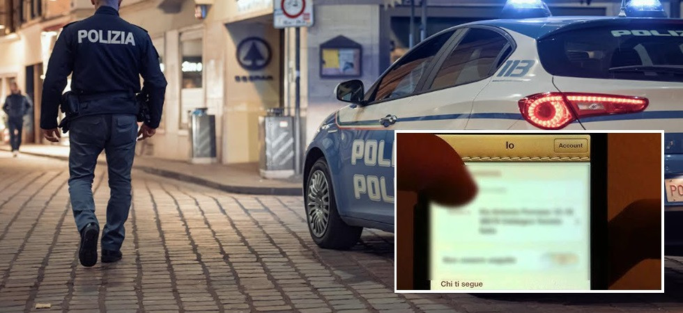 Ruba una borsetta e un cellulare in un bar ma la proprietaria lo segue con il Gps e chiama la polizia