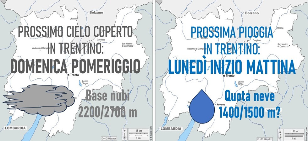 Meteo, dopo temperature 'primaverili' (con massime oltre i 19 gradi) nuove piogge in arrivo: ecco le previsioni