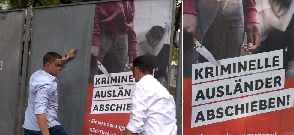 "Espellere i criminali stranieri", il tribunale sanziona i manifesti della Südtiroler Freiheit