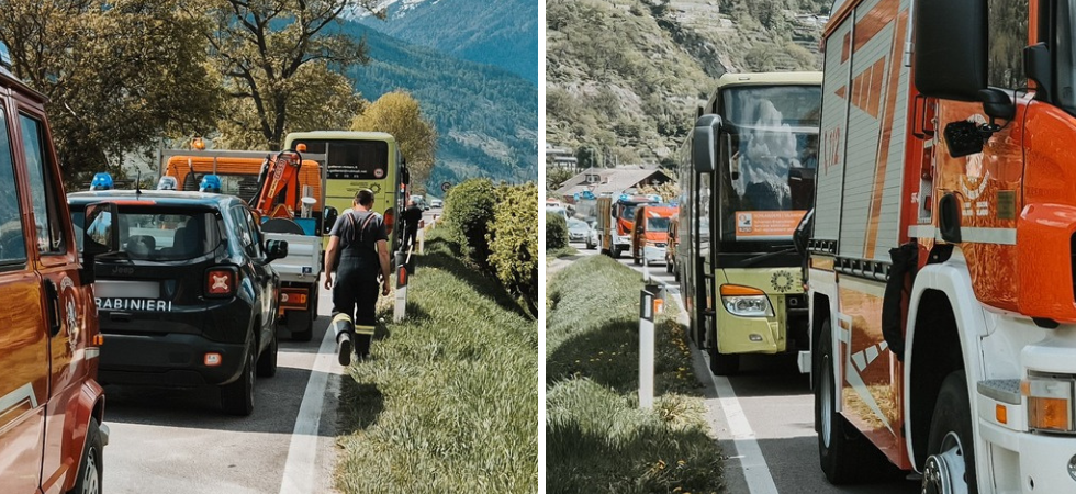 Autobus in panne blocca per ore la strada statale, forti disagi alla circolazione
