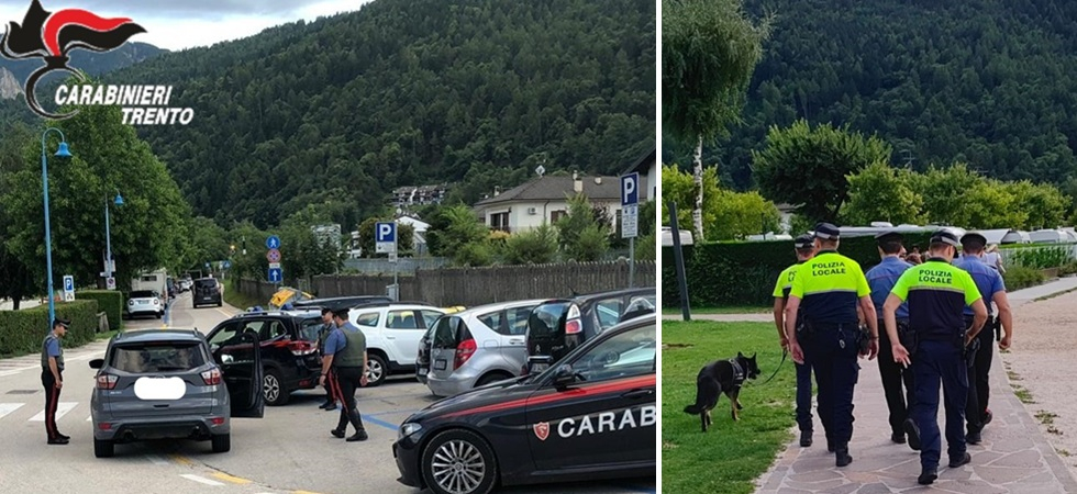 Raffica di verifiche sul territorio, nella zona dei laghi: 38 persone e 26 veicoli controllati da carabinieri e Polizia