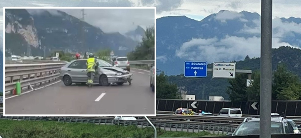 Due incidenti nel giro di pochi minuti in tangenziale e in rotatoria: traffico in tilt, code e rallentamenti