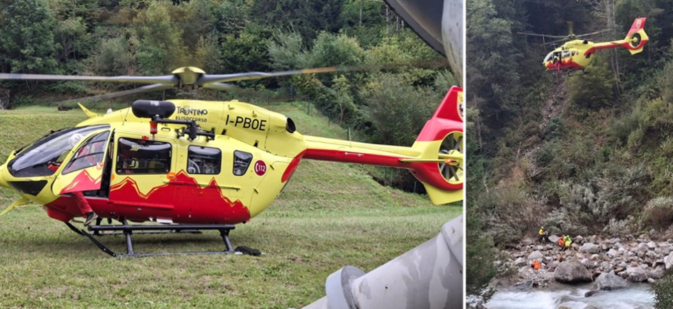 Fungaiolo punto da uno sciame di vespe va in shock anafilattico sul greto del torrente