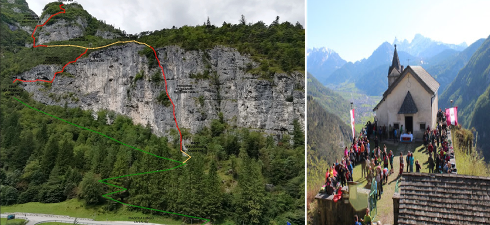 Una nuova ferrata a bassa quota per raggiungere un luogo simbolo