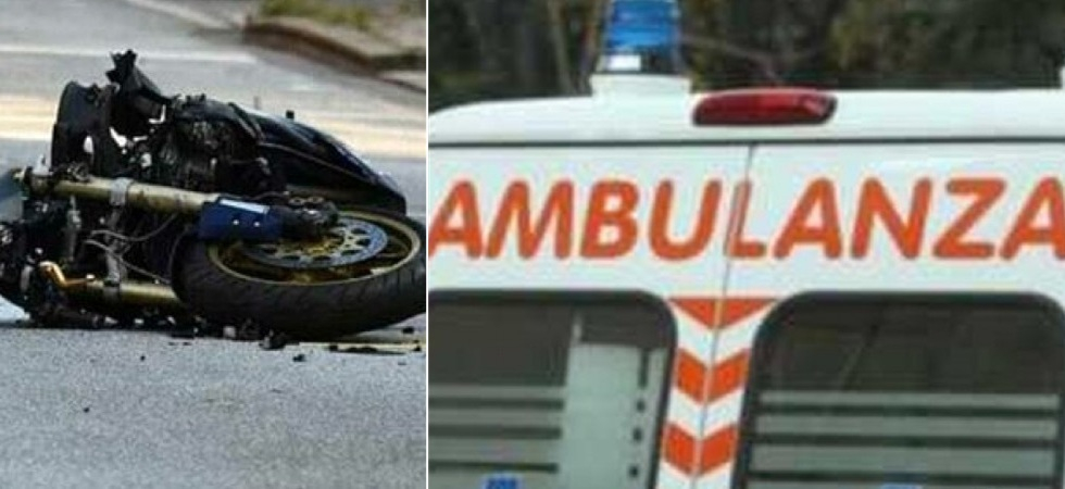 Cade con la moto sulla strada di montagna: un 24enne trasportato in ospedale