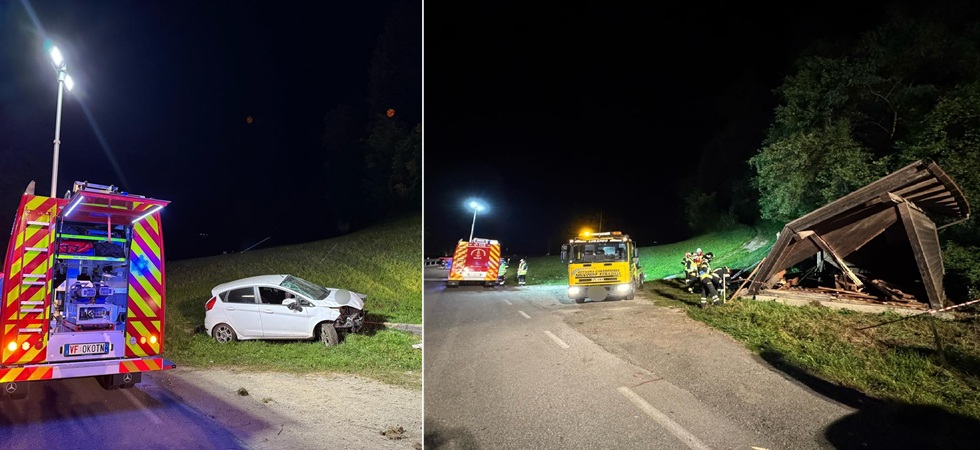 Perde il controllo dell'auto e si schianta, momenti di paura nella notte lungo la Sp86: soccorsi in azione