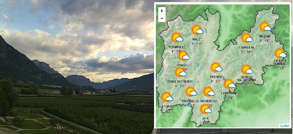 Addio piogge, il maltempo lascia spazio al sole: in Trentino giornate serene ma attenzione al calo termico