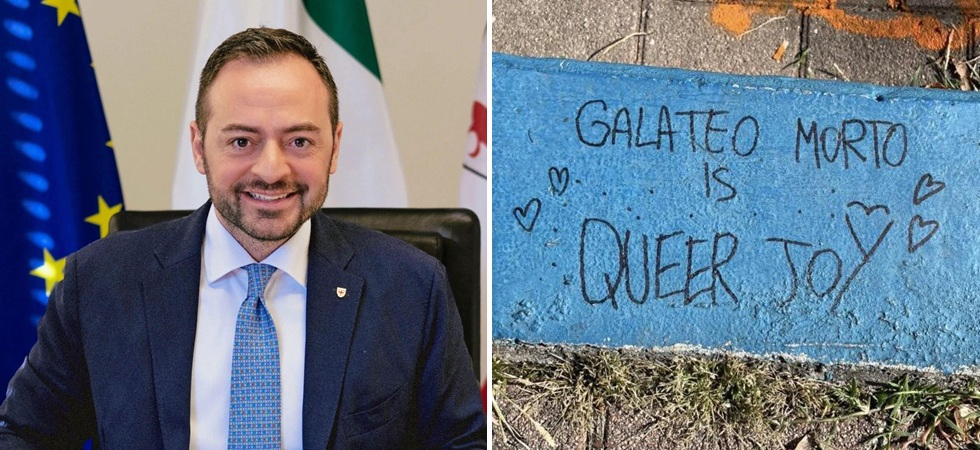 Scritta contro il vice presidente altoatesino: "Galateo morto è la gioia dei Queer"