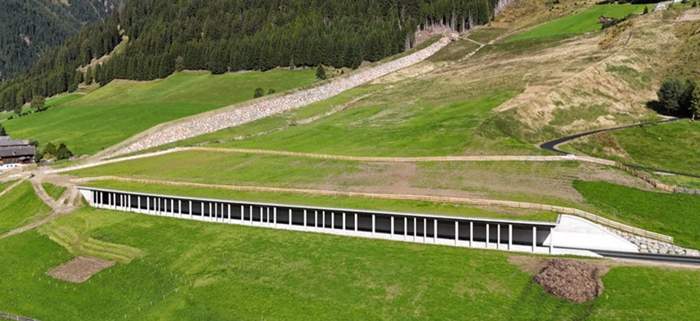 Dopo 16 mesi di lavori la galleria paravalanghe Rio Bianco è pronta