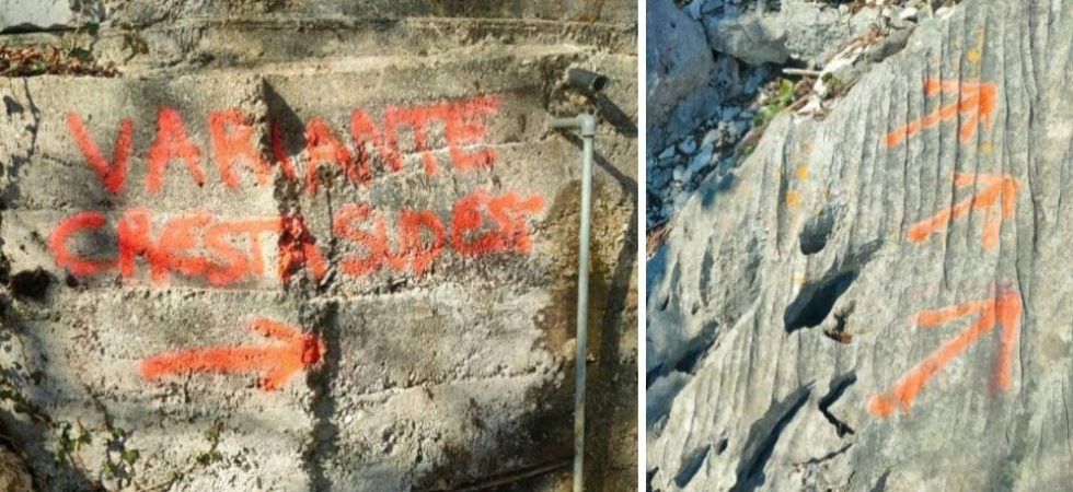 False indicazioni in montagna verso canalone pericoloso?