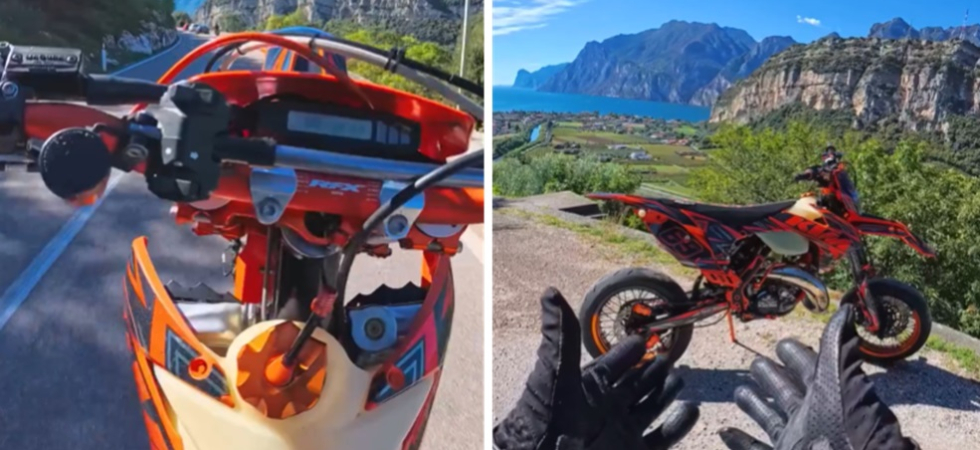 Video virali sui social tra impennate e strade prese in contromano, nei guai due ragazzi fermati perché la moto è senza targa