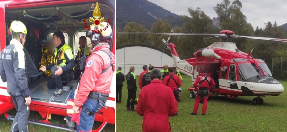 Tre giorni bloccato in un canalone al gelo, escursionista ritrovato vivo dopo ore di ricerche