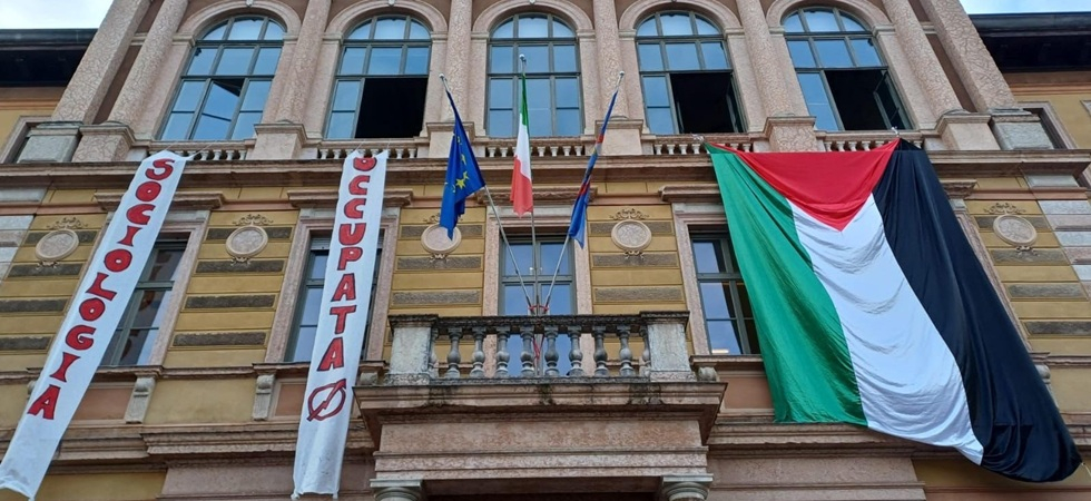 Pro-Pal, facoltà di Sociologia occupata e attività bloccata