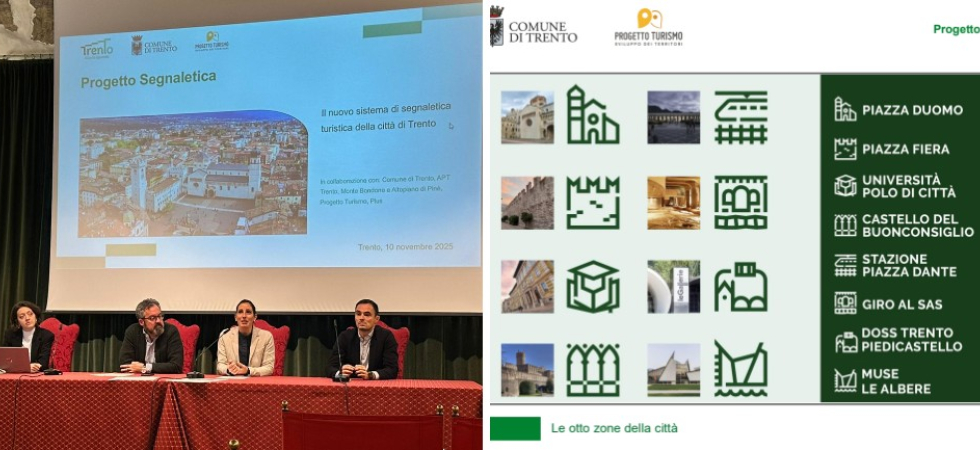 A Trento in arrivo una nuova segnaletica per rinnovare l’immagine turistica della città