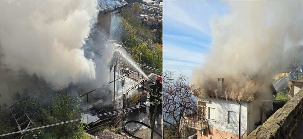 Tre case devastate dalle fiamme in poche ore: tra cataste di legna