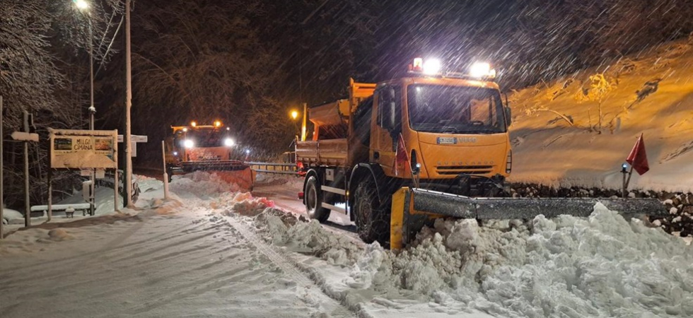 Neve dai 300 metri di quota, dai 3 centimetri nel fondovalle ai 30 di passo Carlo Magno